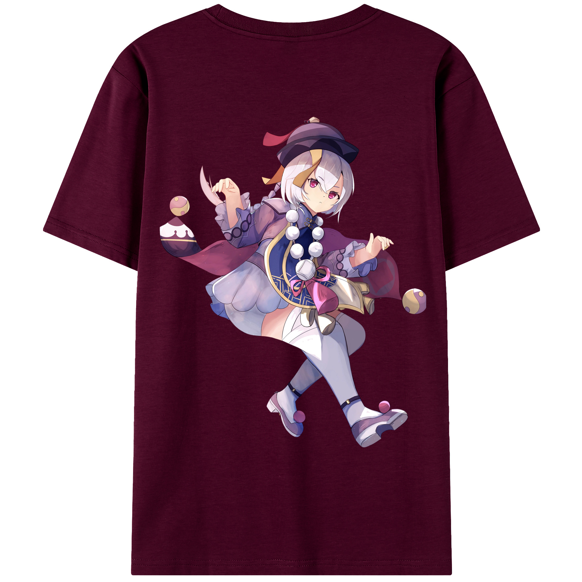 げんし神 七七 なな  genshin Nana レディース半袖Tシャツ(バックプリント)